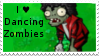 PvZ Stamp: I love Dancing Zombies by Shadow-Cipher