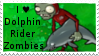 PvZ Stamp: I love Dolphin Rider Zombies by Shadow-Cipher