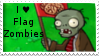 PvZ Stamp: I love Flag Zombies by Shadow-Cipher