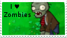 PvZ Stamp: I love Zombies