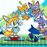 Tails, Miles, and Chao