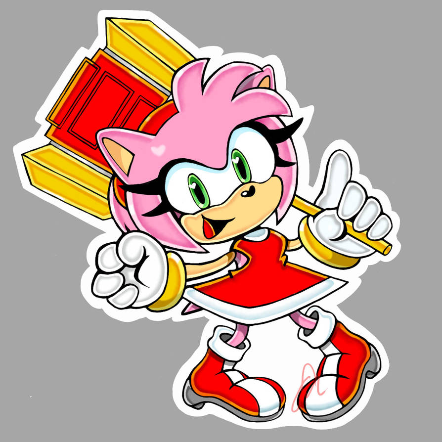 Amy Sticker by PkRockinOn on DeviantArt