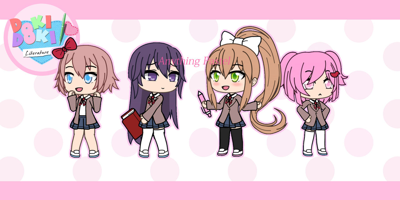 Doki Doki Literature Club Gachalife Edit By Anythingpastel On Deviantart