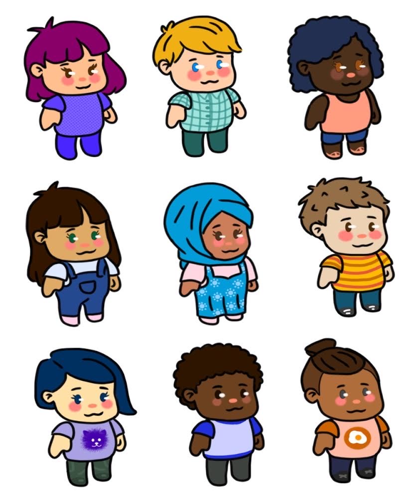 Cute Mini Humans Cute little people by LinFinK on DeviantArt