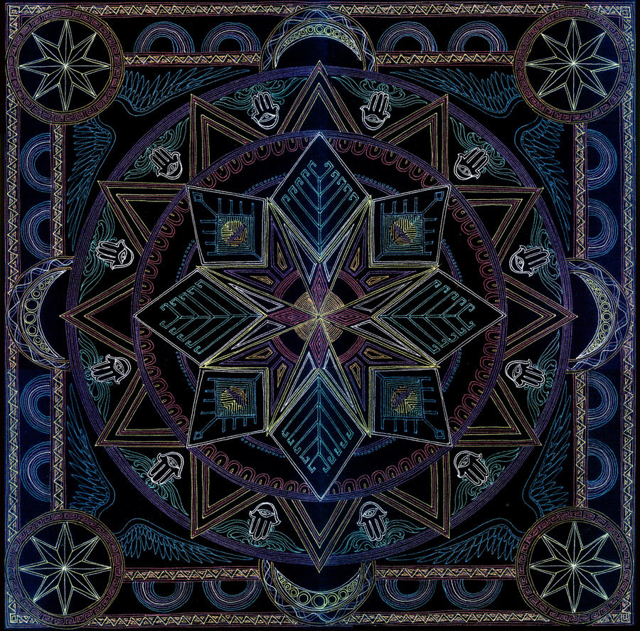 Mandala of the Eternal Oasis - Mandala for Arabia