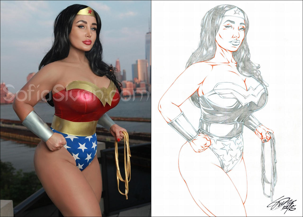 SOFIA SIVAN AS WONDER WOMAN SIDE2SIDE 1