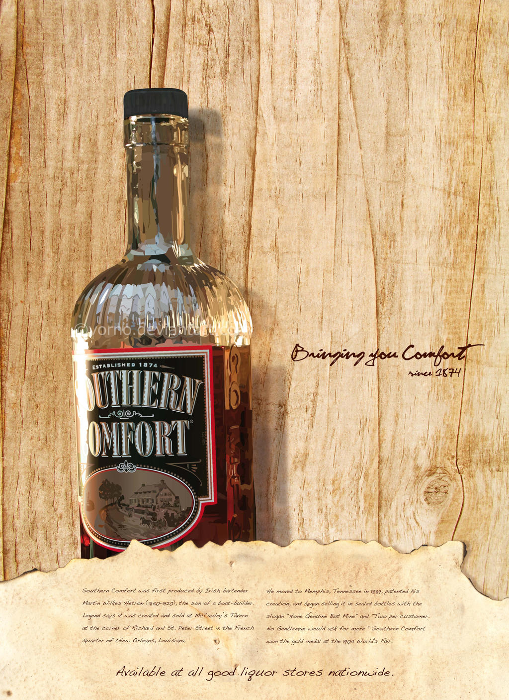 Southern Comfort Vector By Vorno On Deviantart