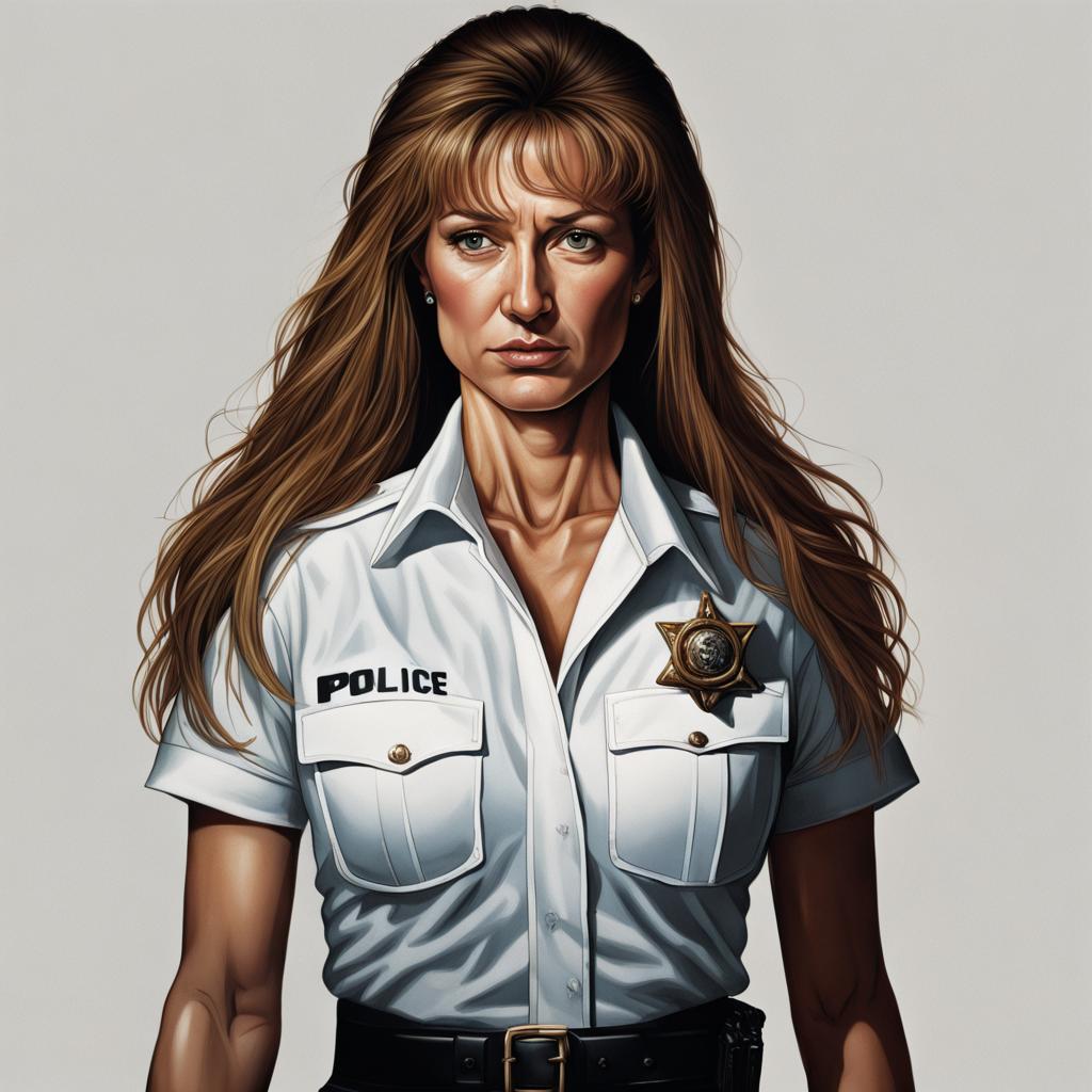 Deviantart Retro Cop Brunette Cop 23 by Downunderbloke69 on DeviantArt