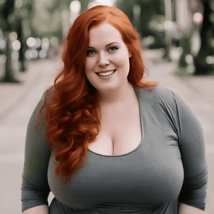 Plus Size Redhead Woman 84 by tonyhnny on DeviantArt