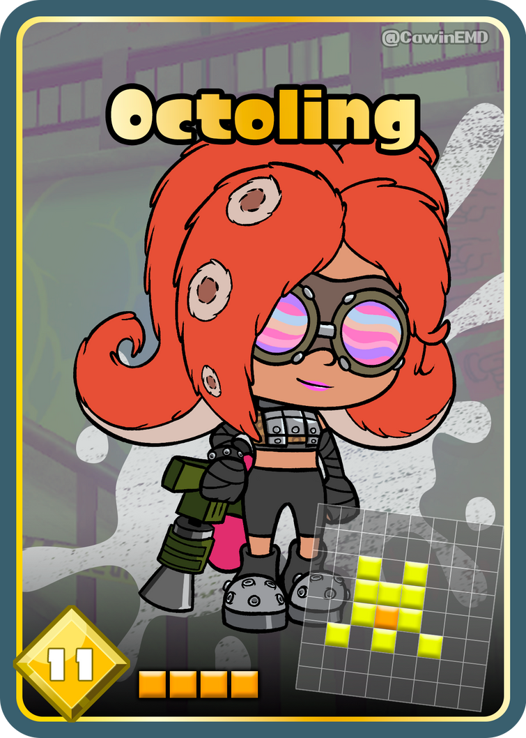 Tableturf Card - Octoling by CawinEMD on DeviantArt