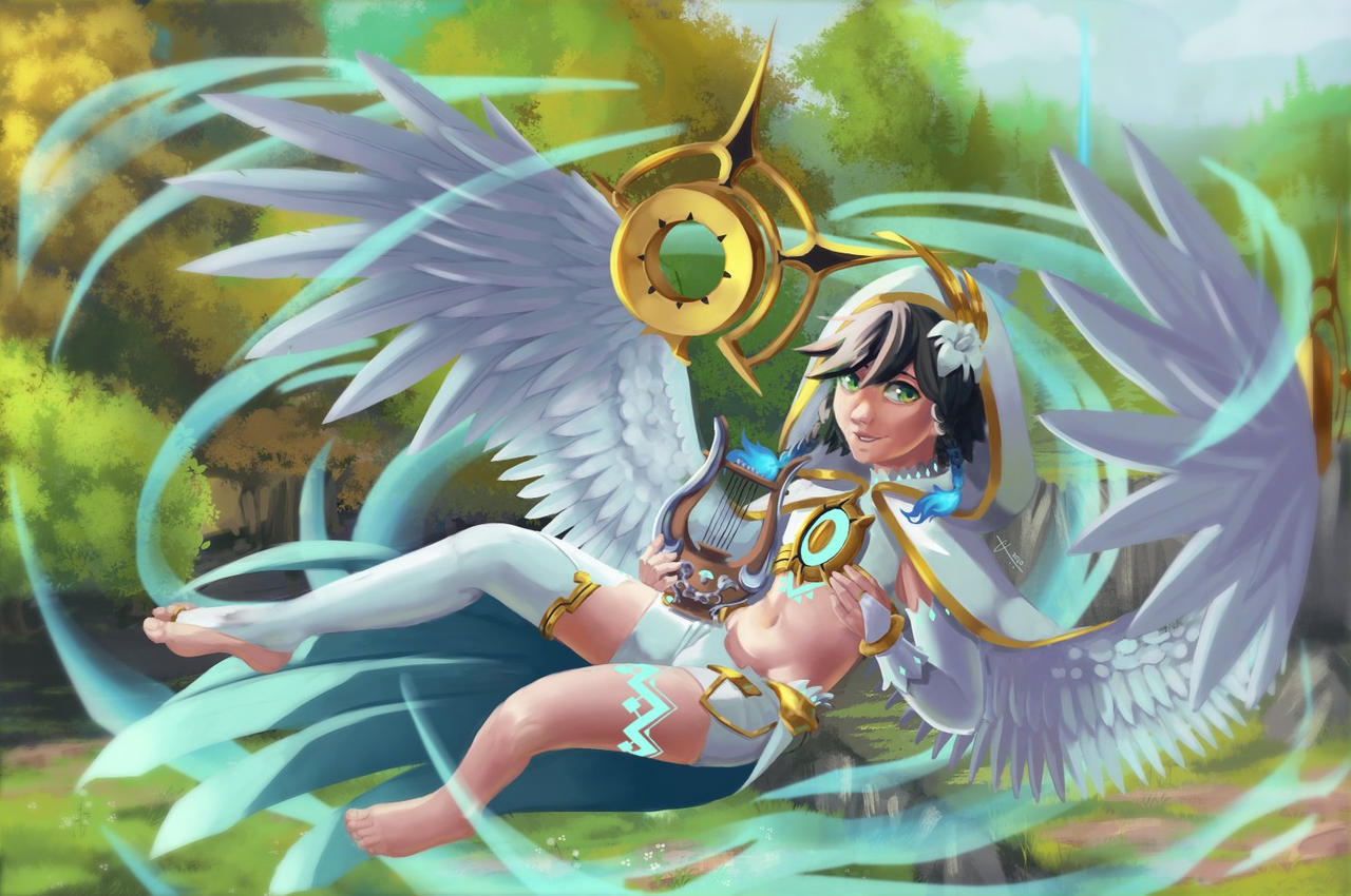 Venti Archon Form by UmiikoAqua on DeviantArt