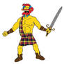Groundskeeper Willie as Braveheart