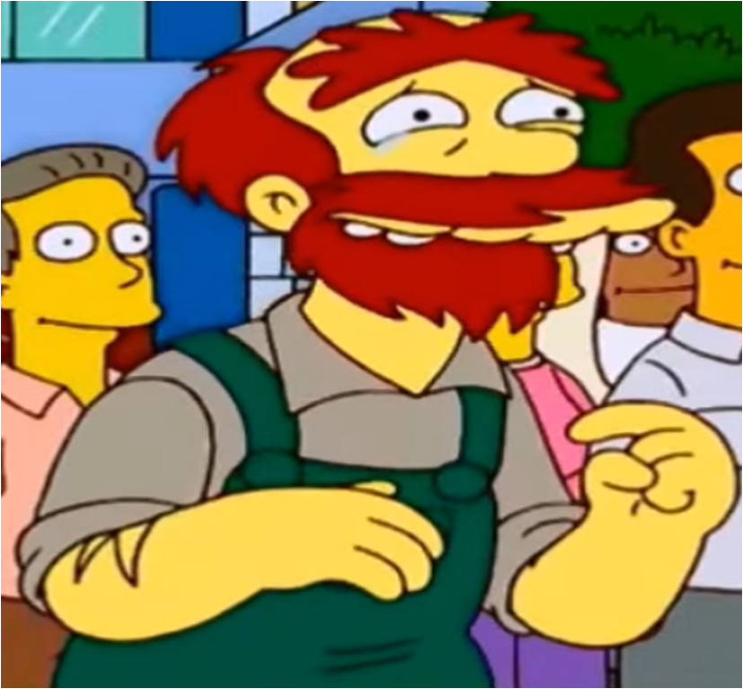 Groundskeeper Groundskeeper Willie Sheds Tears of Joy by HotandBothered on DeviantArt