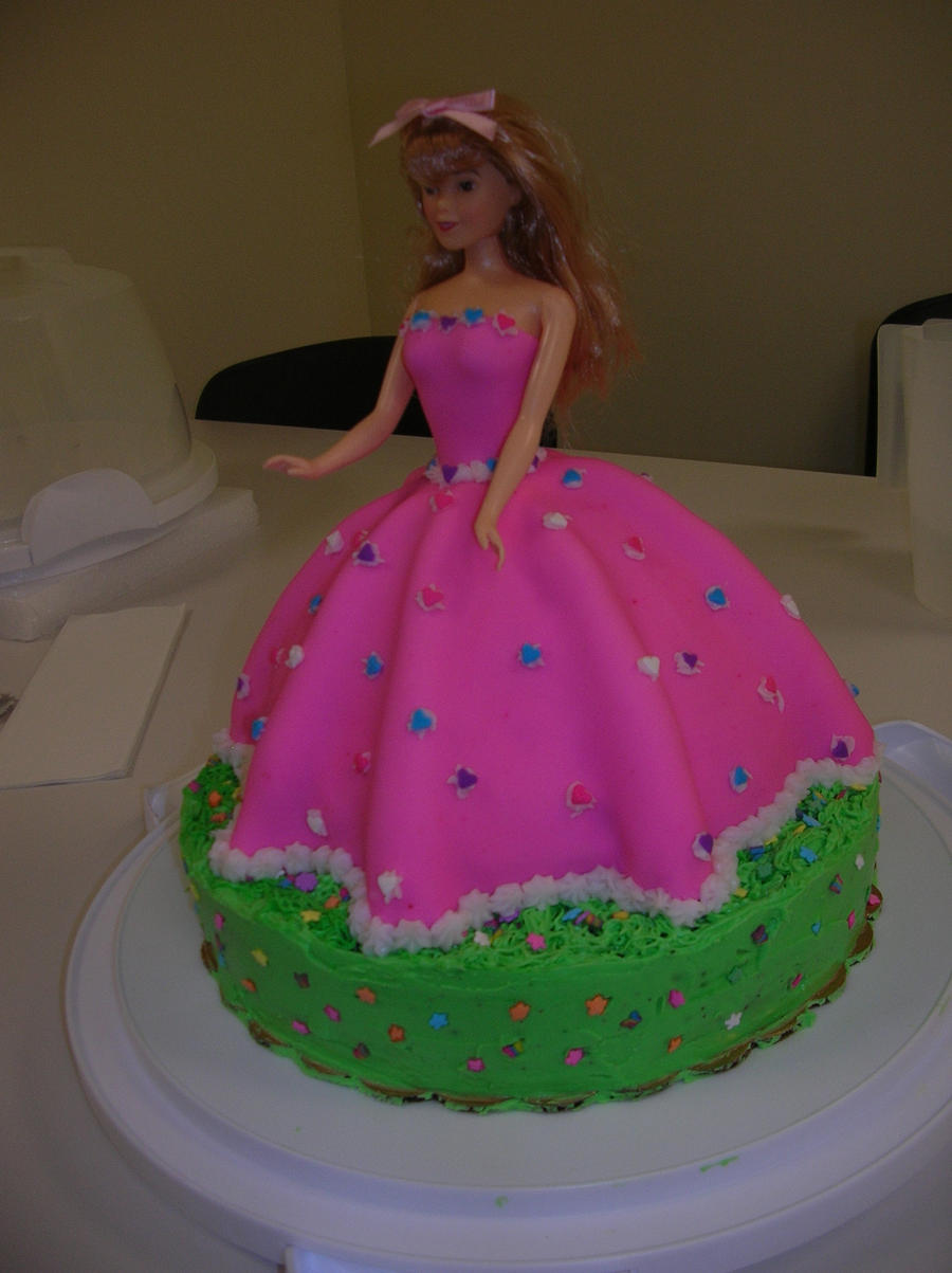 Barbie Doll Cake