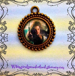 Bellatrix Lestrange glass pendant