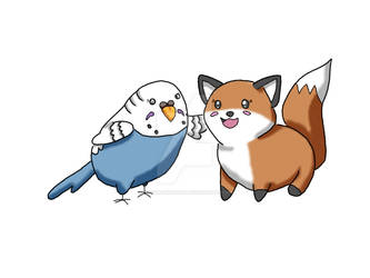 Budgie and Fox COLLAB