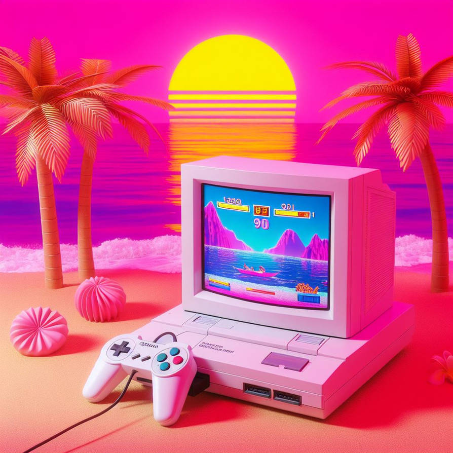 Beach Game Computer Gaming at the Beach by MIAMIDREAMER on DeviantArt