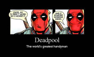 Deadpool motivational poster