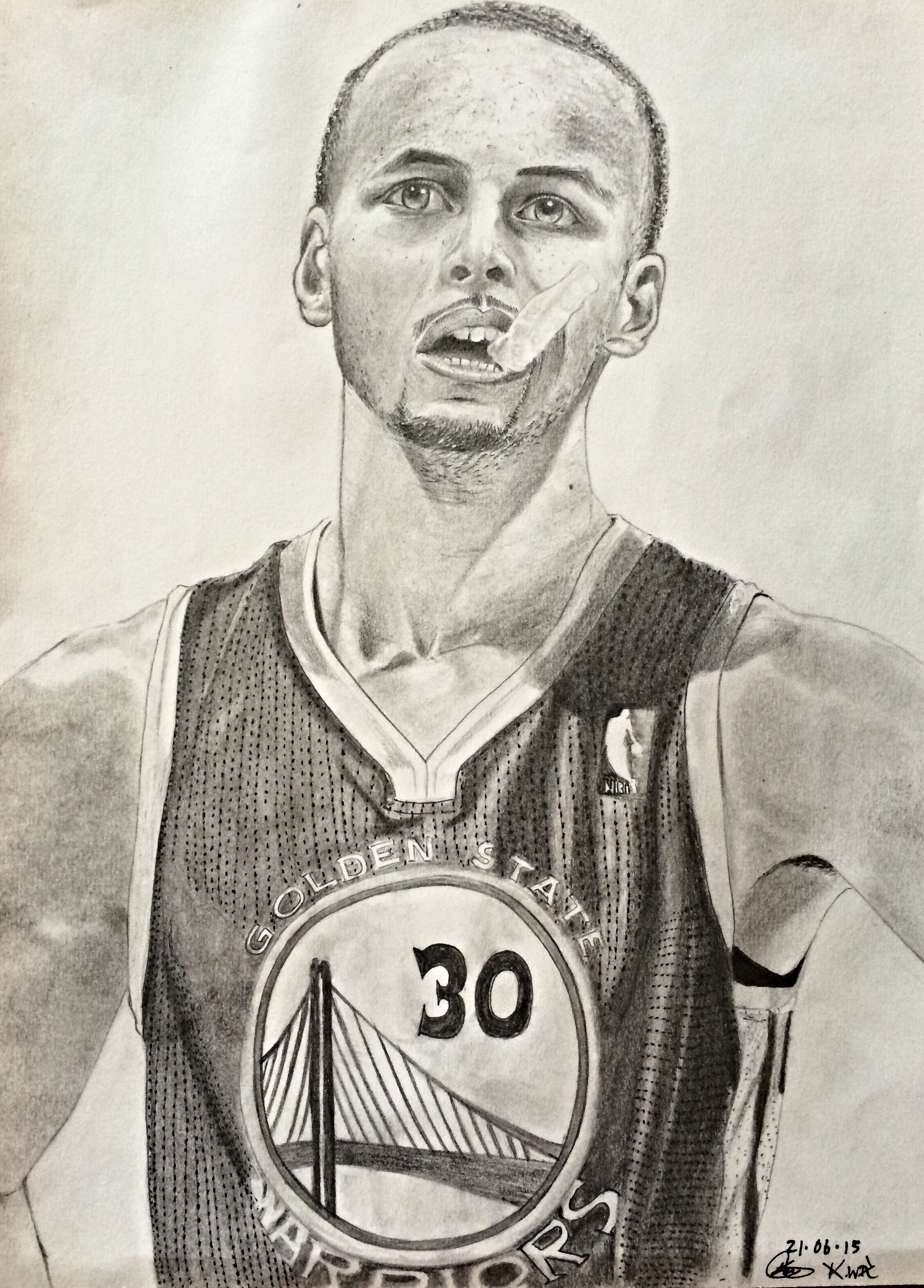 Portrait of Stephen Curry by DawnXbyugen on DeviantArt