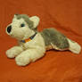 2000 Animal Alley Husky Plush