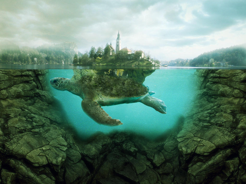 Turtle Island Rising Turtle Island by AkiyamaRisuki on DeviantArt