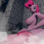 Pinkie in the shower