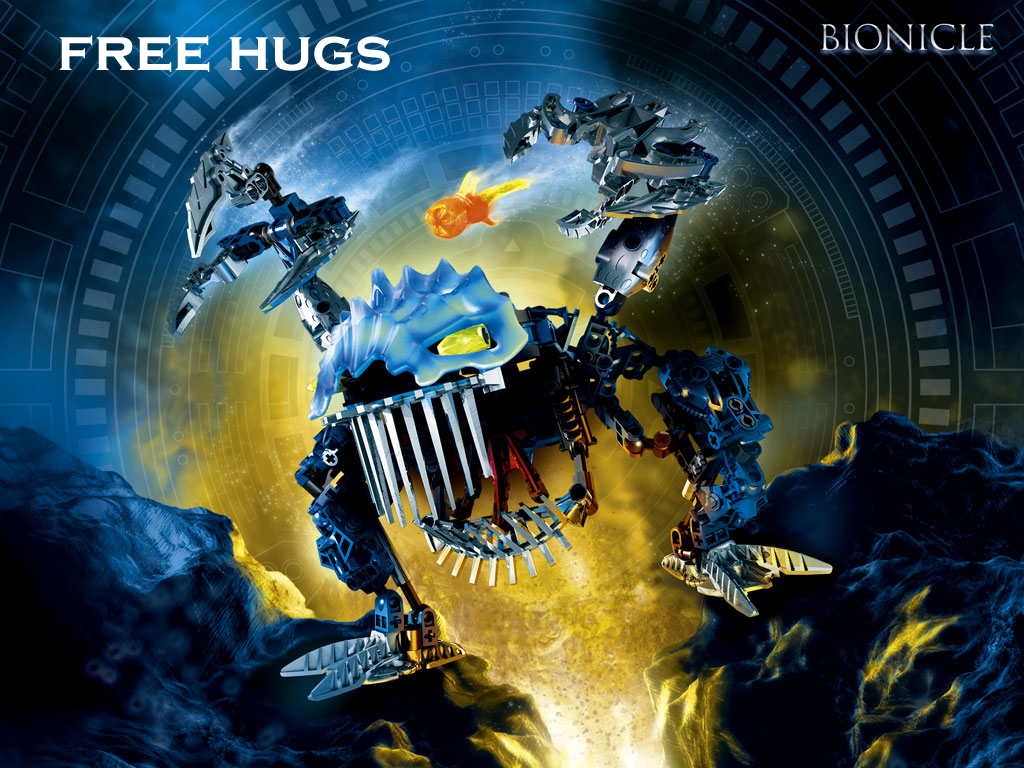 BIONICLE-free hugs