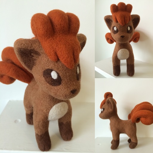 Needle felt vulpix