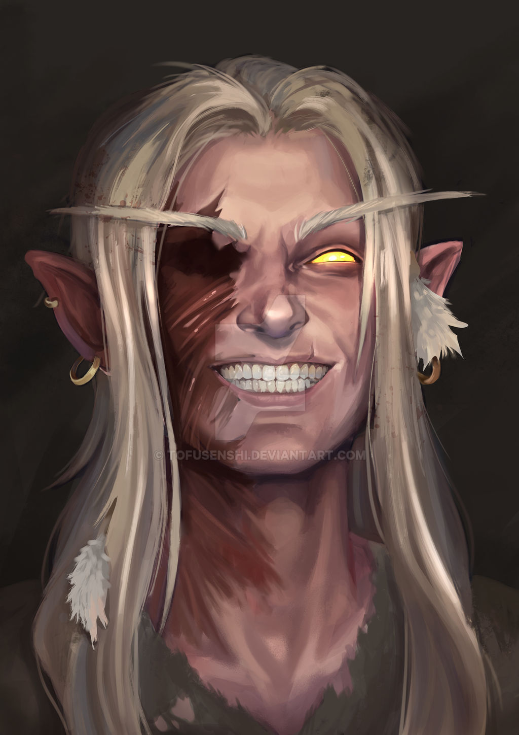 Blood elf portrait by Tofusenshi on DeviantArt