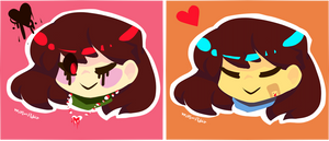 Chara And Frisk Icons