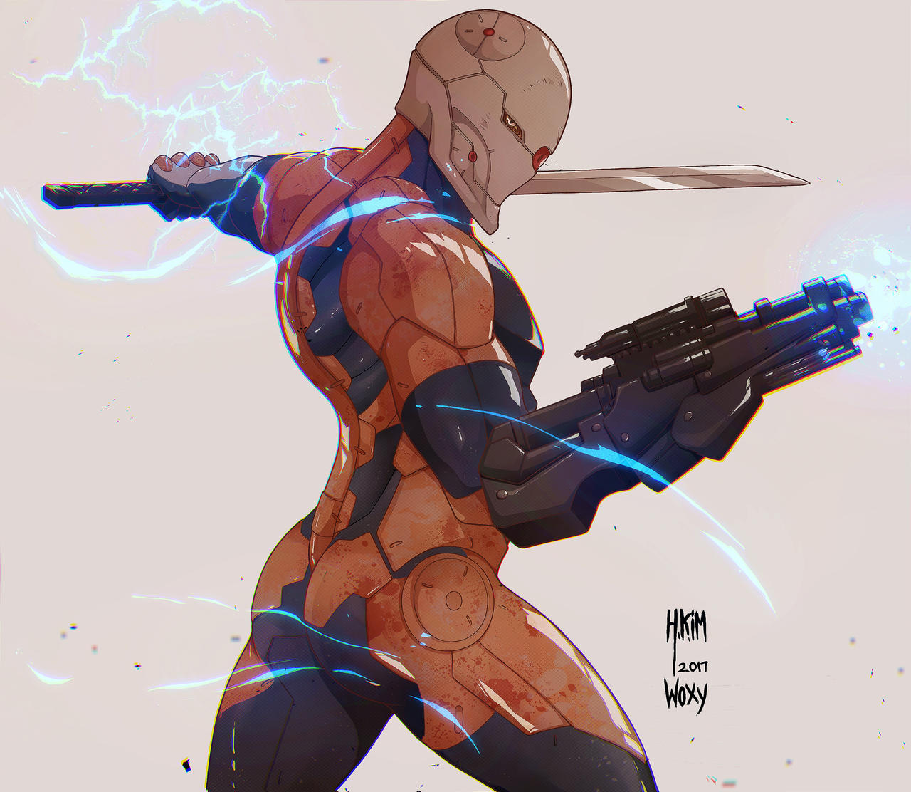 Gray Fox by WitcheressWoxy