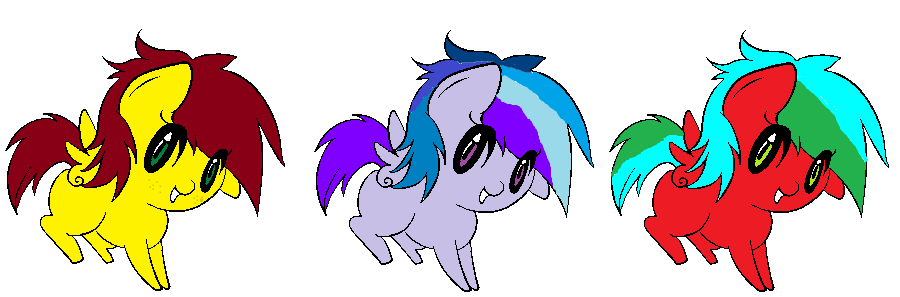 Adoptable Pony Chibi editon 3 (OPEN)