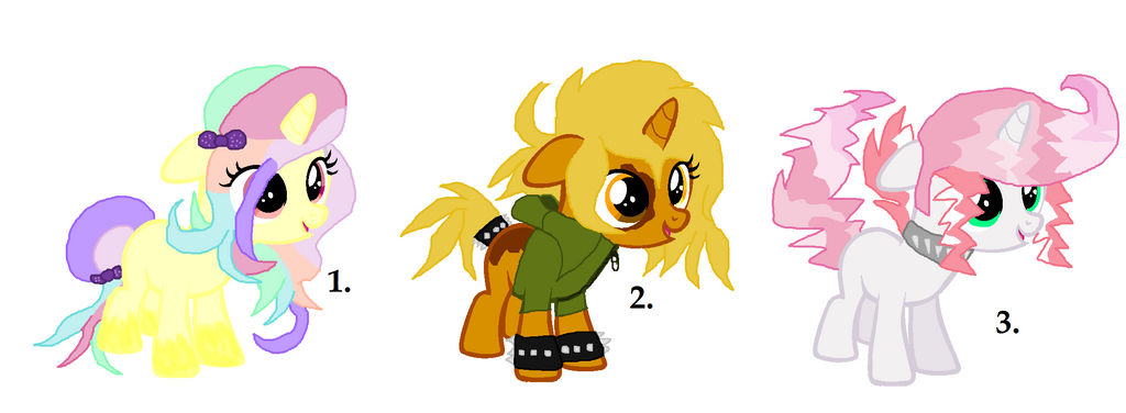 Mlp Fim Filly Adoptables(cute edition)CLOSED by cottoncloudyfilly on ...
