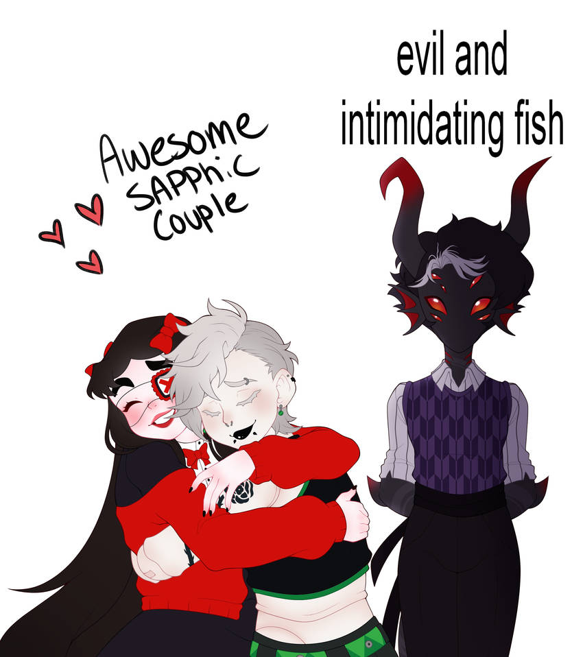 evil and intimidating fish by Rottika on DeviantArt
