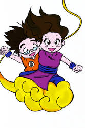 We are Dragonball's characters! xD