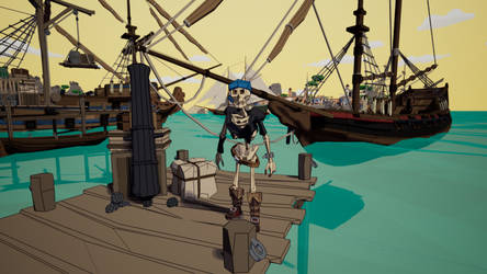 POLYGON Pirate - Cel shaded