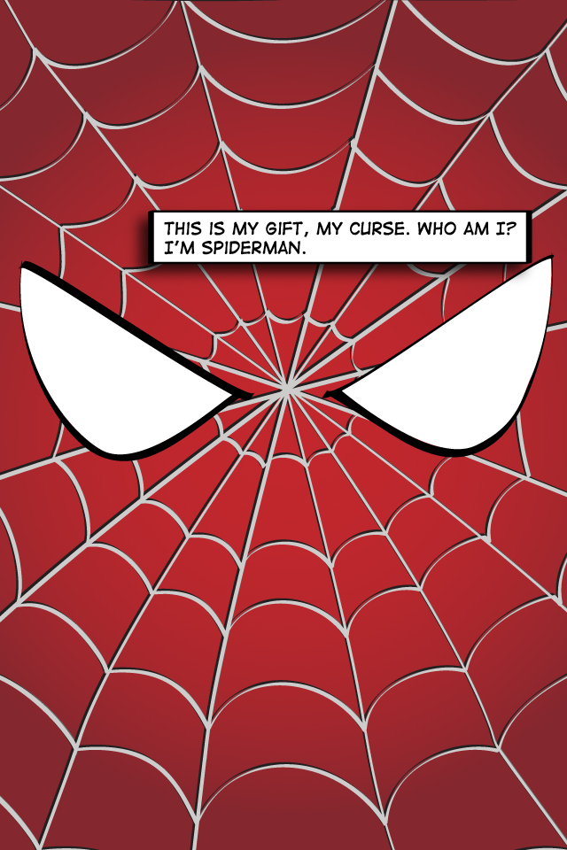 Spiderman iPhone 4 wallpaper