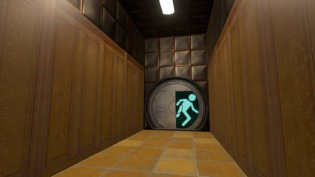 VRChat - Portal 2 Office Hallway