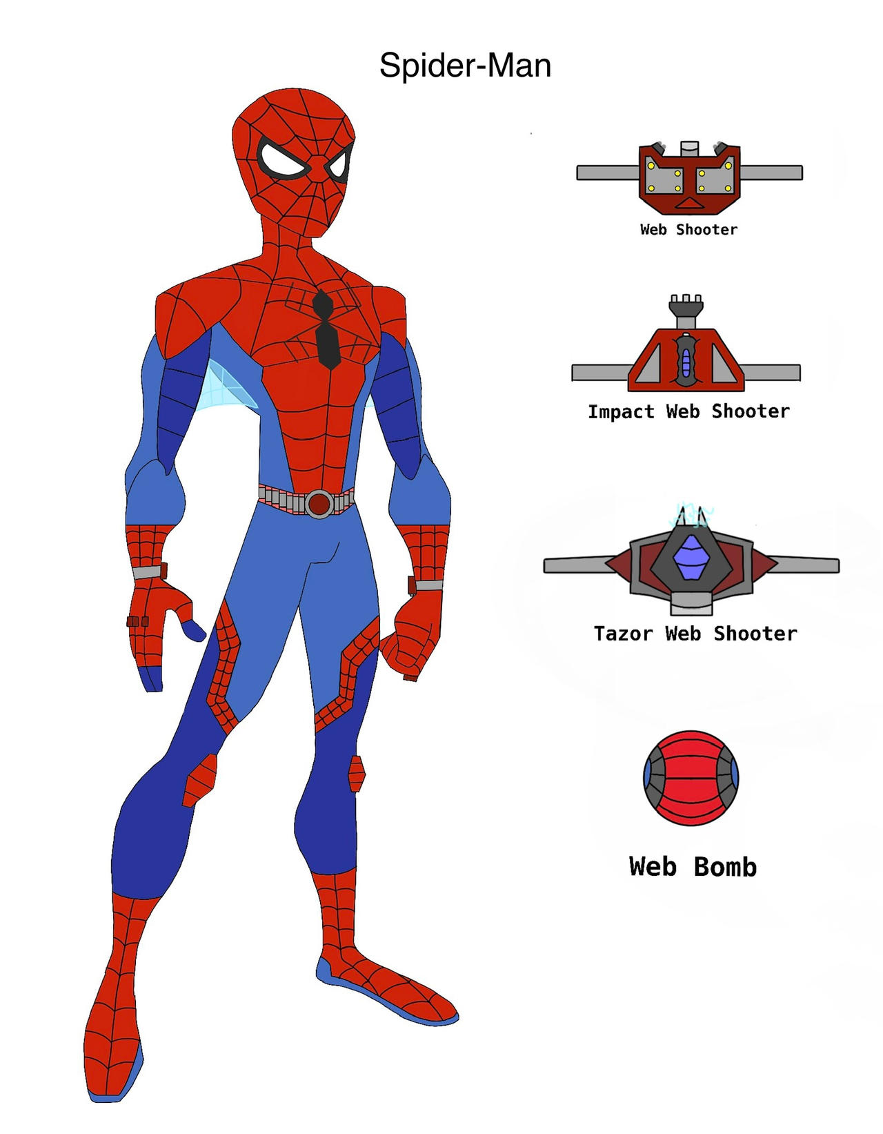 How to Build Spider-Man (Web of Shadows) by Bluespider17 on DeviantArt