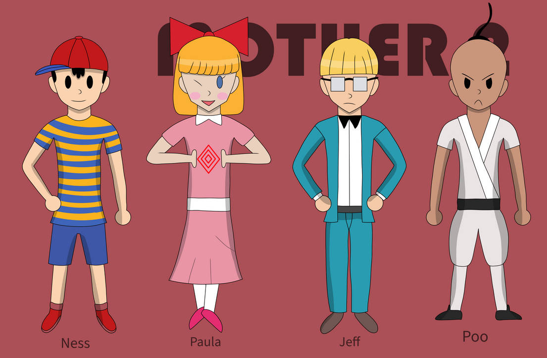 Earthbound Deviantart Earthbound main 4 by seasonsheart12 on DeviantArt