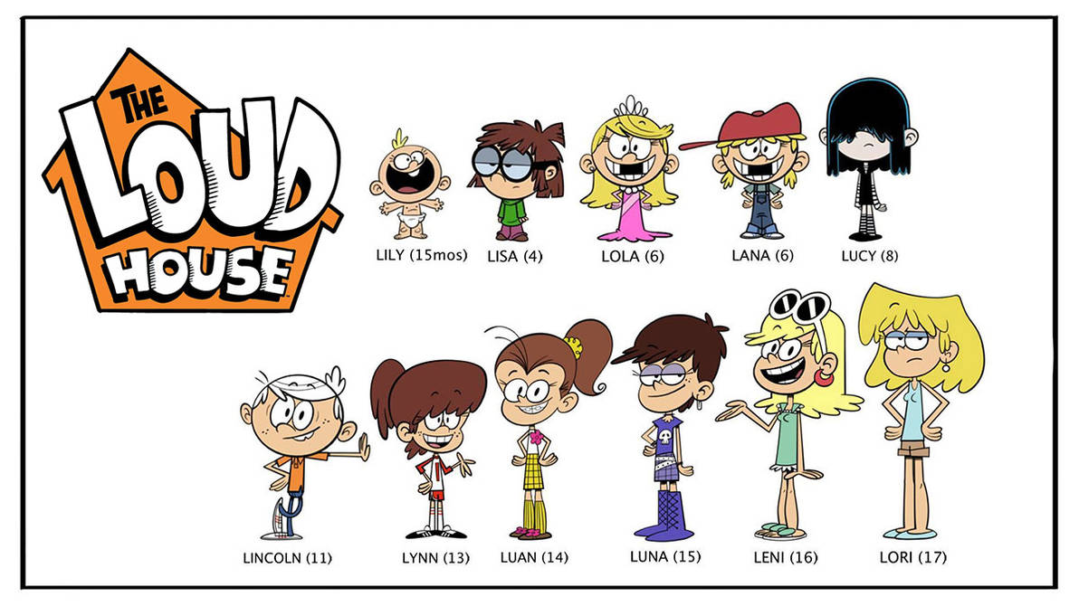 The Louds' Real Ages by 05jstone on DeviantArt