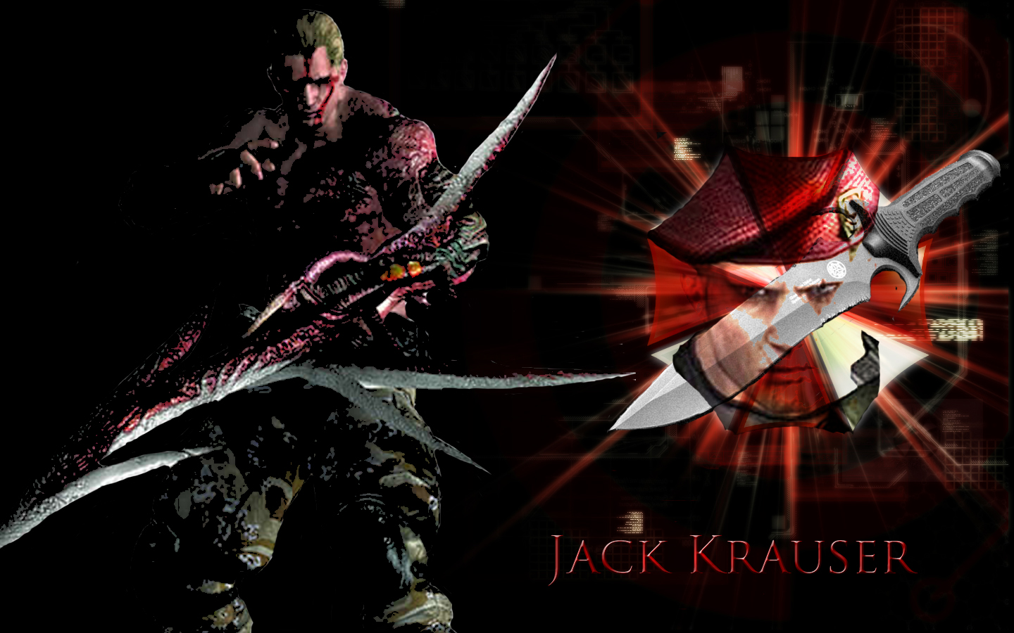 Jack Krauser  Resident evil, Resident evil game, Resident