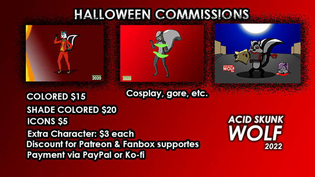 Halloween Commissions