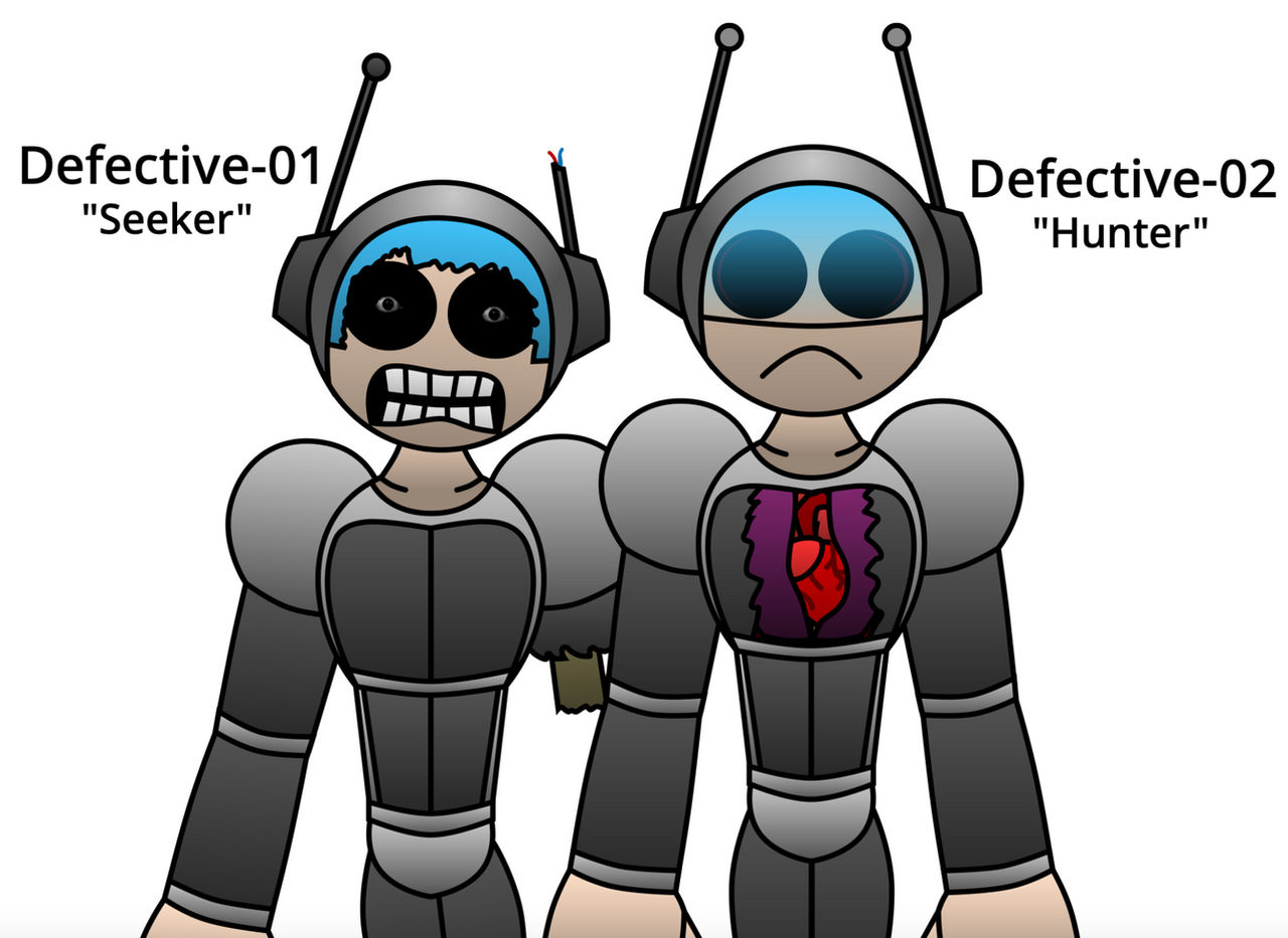 The Defect Drone Duo by FlanMan001 on DeviantArt