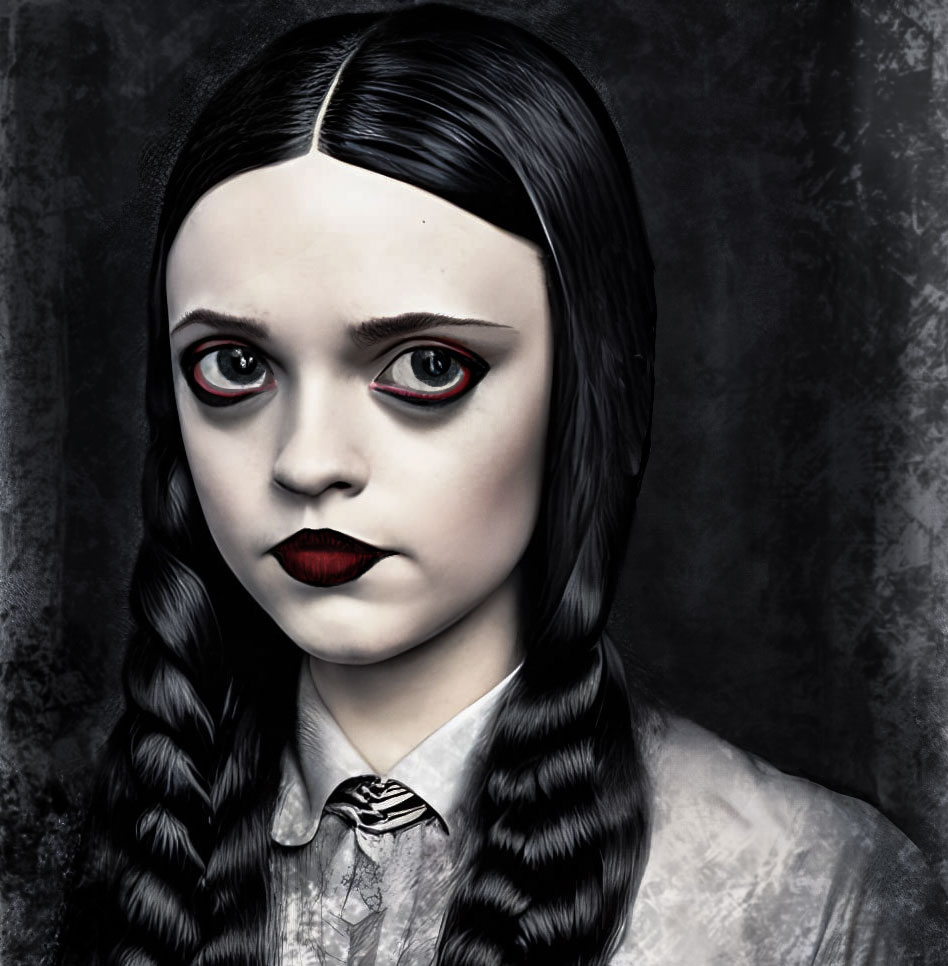 Wednesday Addams 2 by VolpeNucleare on DeviantArt