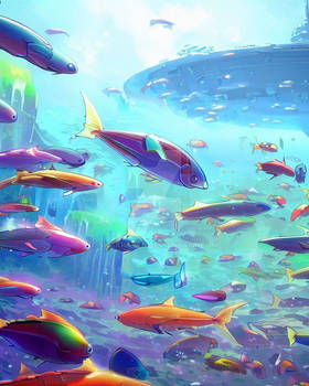 Alien Underwater, #006