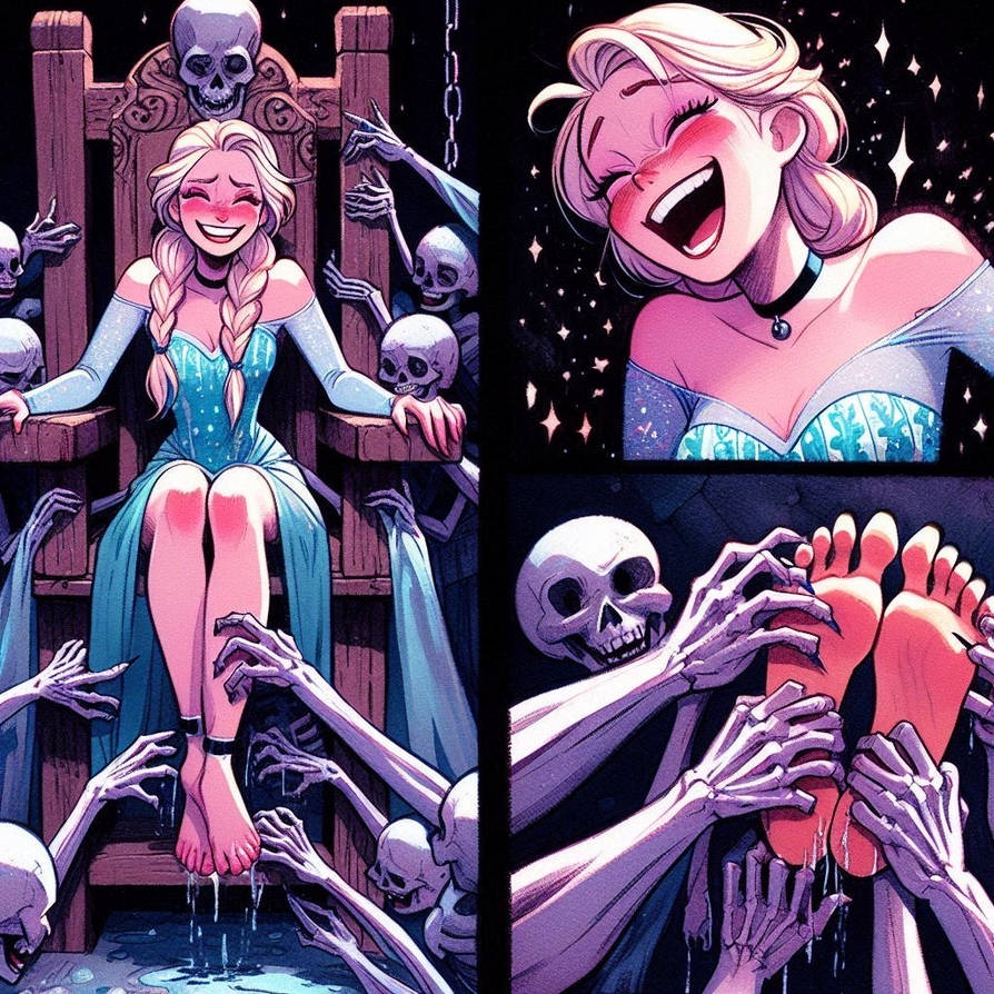 Tickle Horror Rack ELSA TICKLE HORROR by LaughBot on DeviantArt