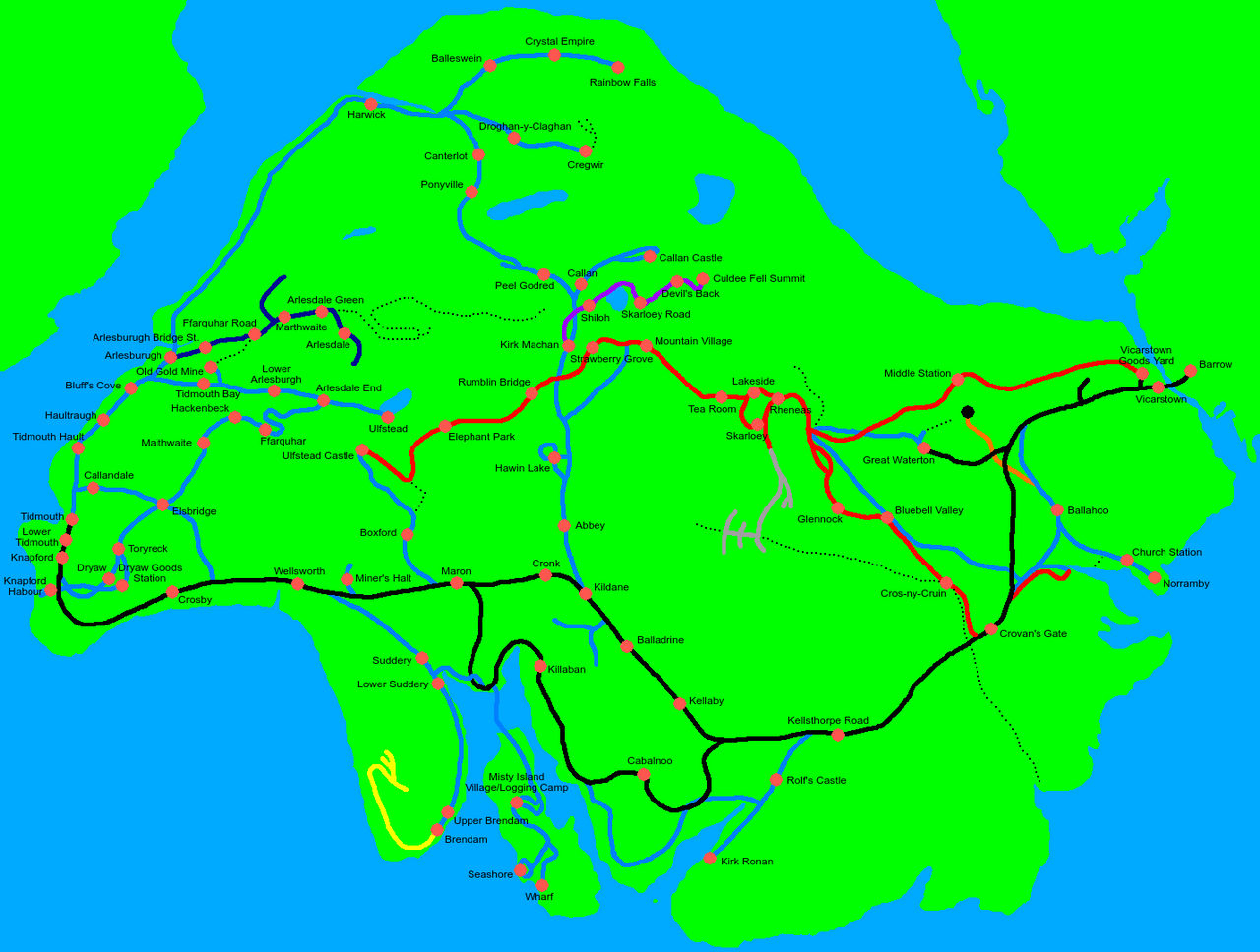 Map of Sodor by Alex-1-2 on DeviantArt
