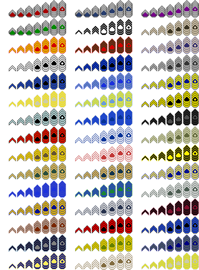 Multi Colored Chevrons by Alex-1-2 on DeviantArt