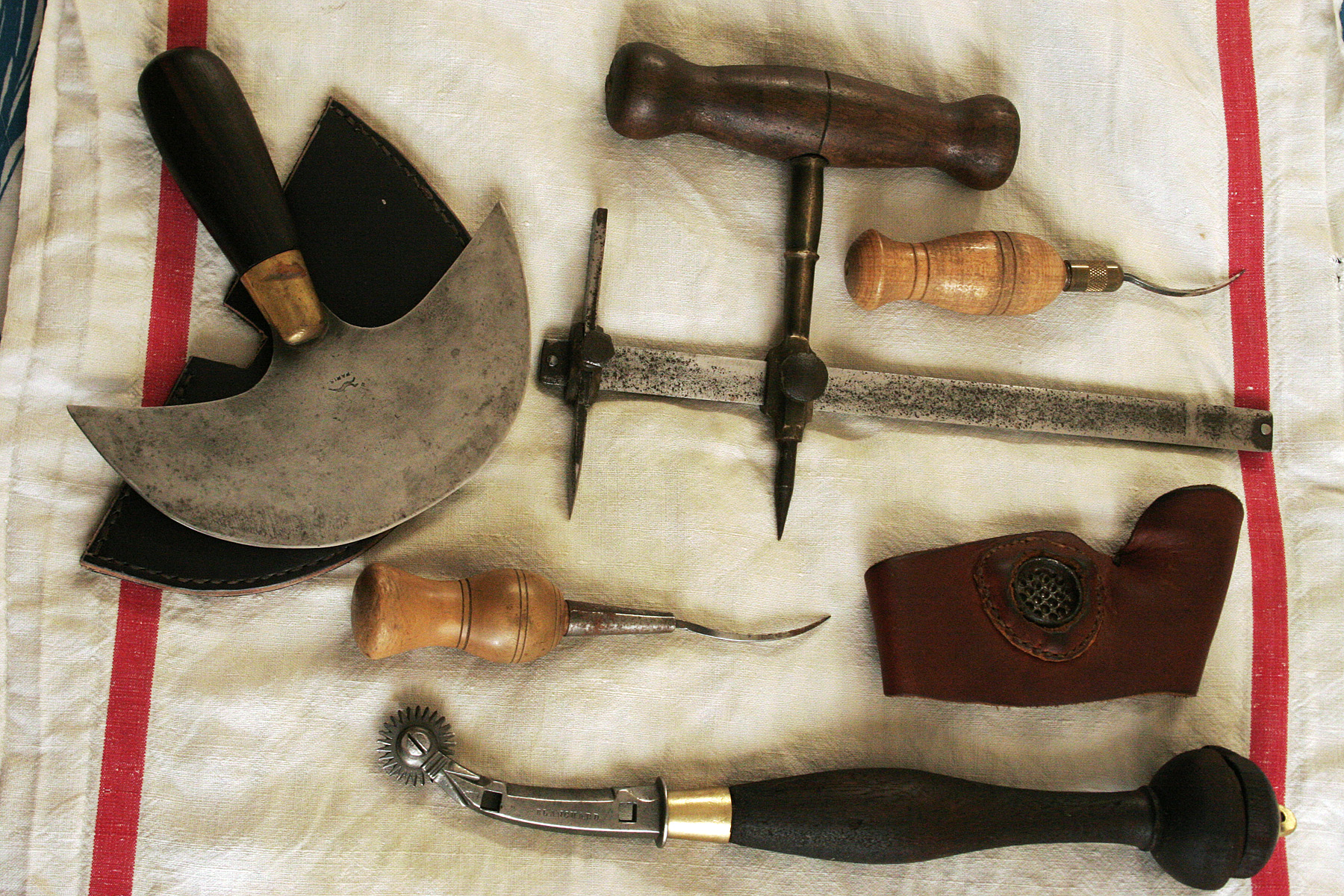 My collection of old leather tools grows. by djorll on DeviantArt